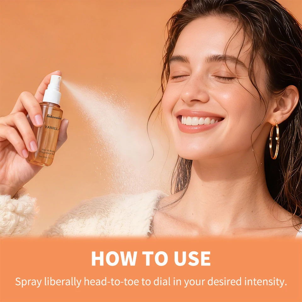 Vanilla & Rose Hair and Body Mist