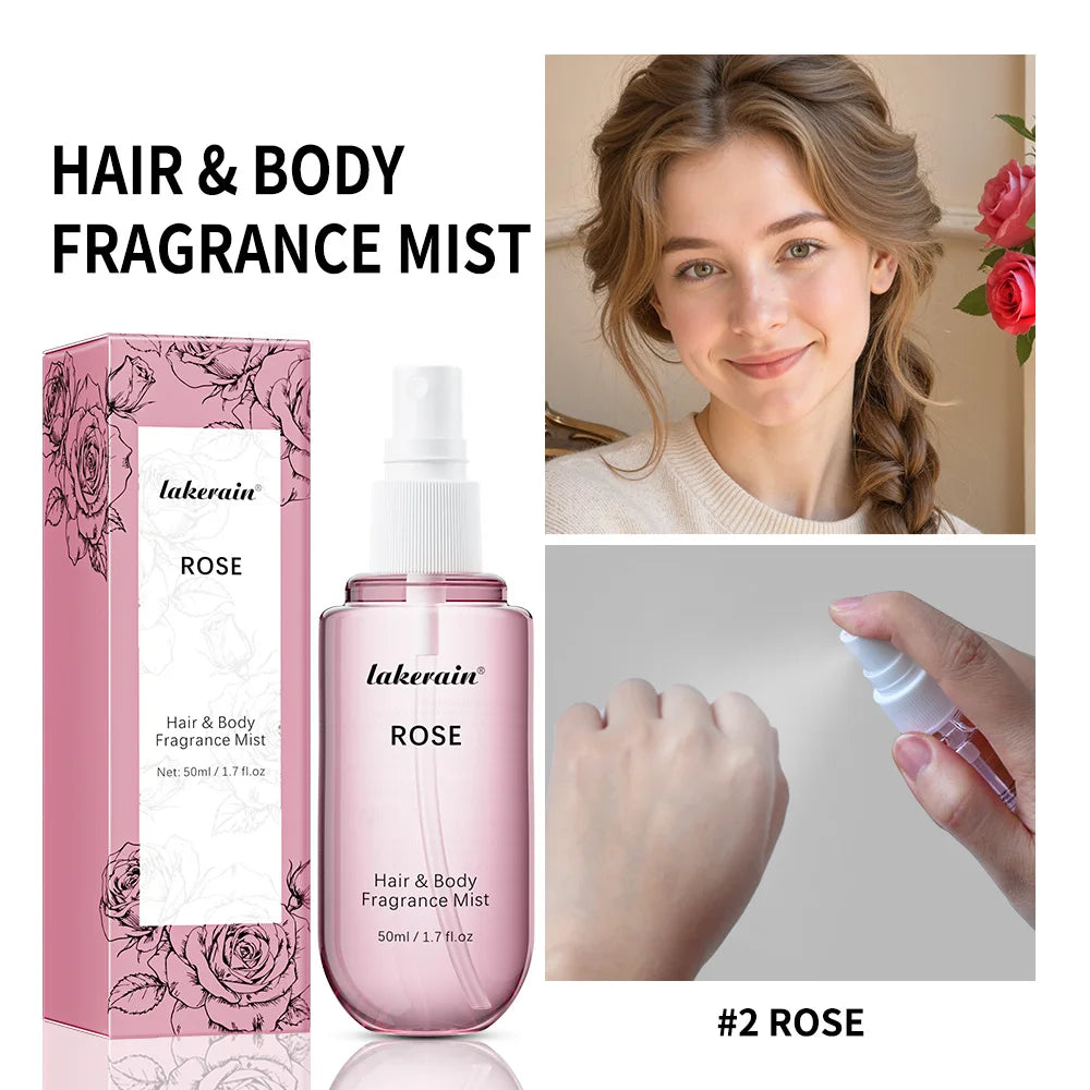 Vanilla & Rose Hair and Body Mist