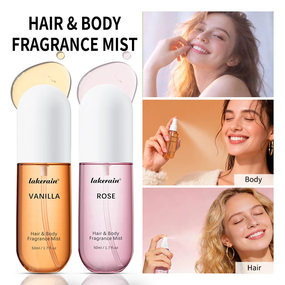 Vanilla & Rose Hair and Body Mist