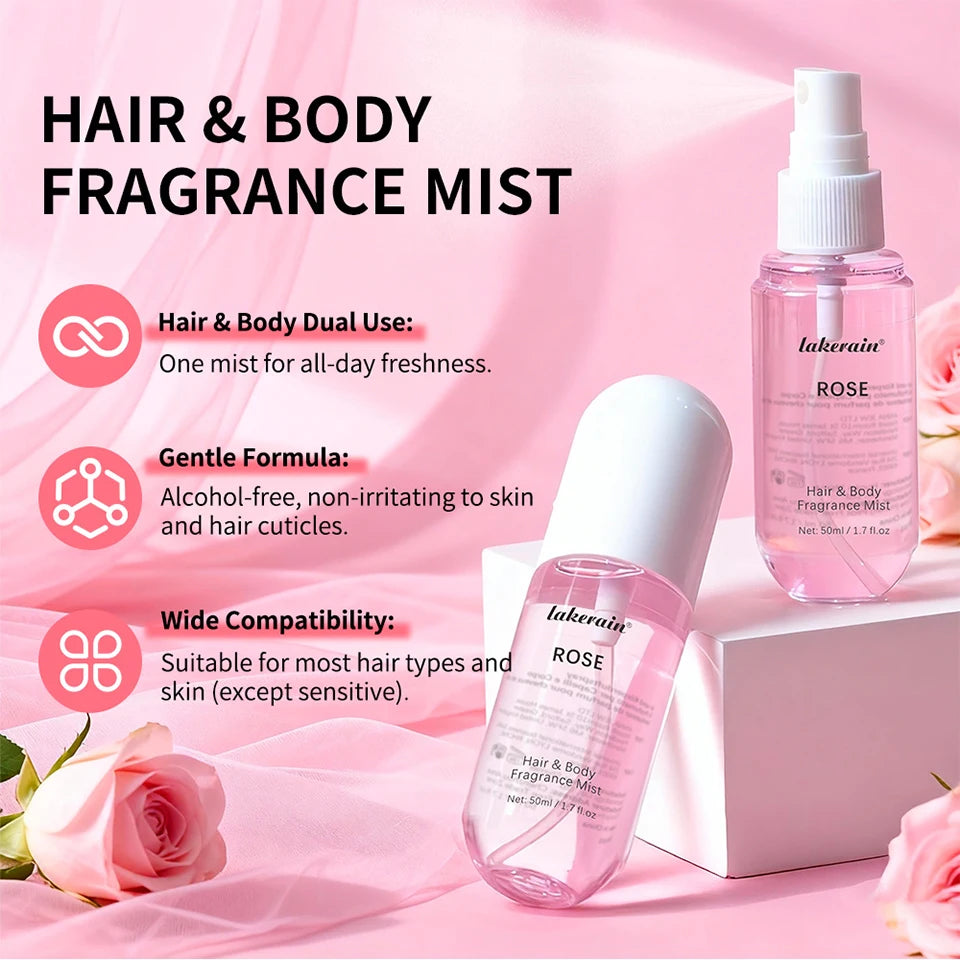 Vanilla & Rose Hair and Body Mist