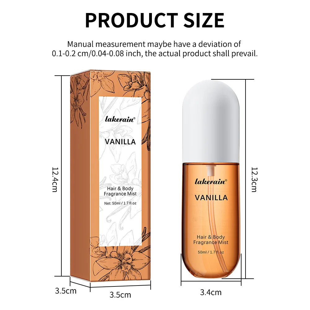 Vanilla & Rose Hair and Body Mist