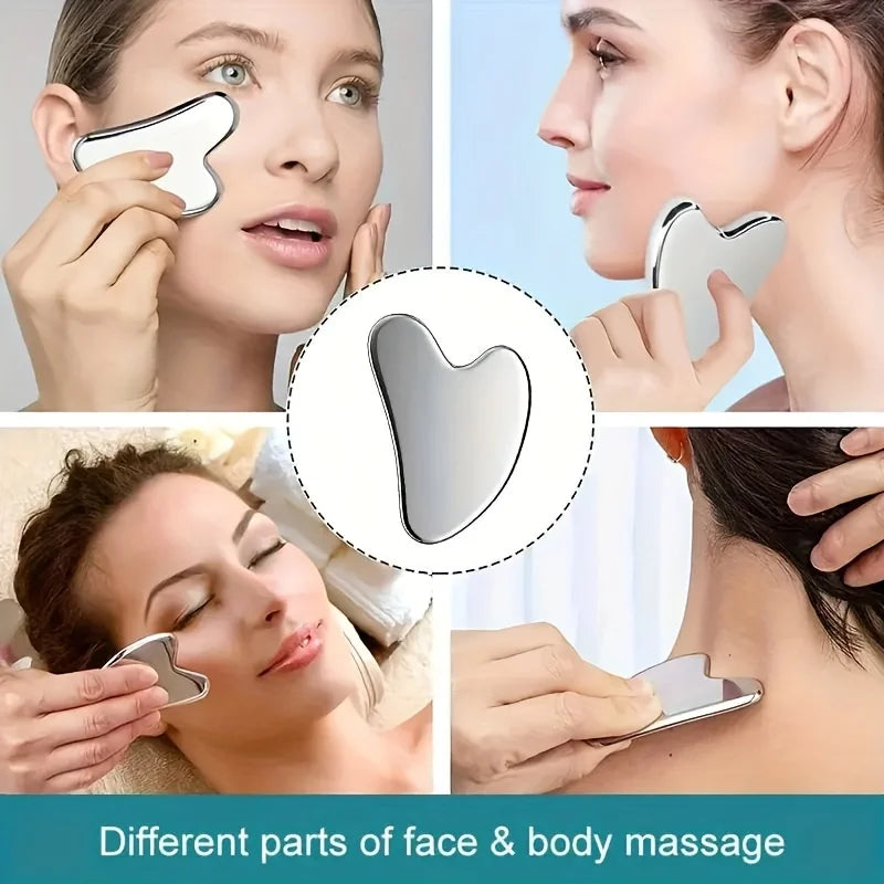 3-teiliges Eisroller & Gua Sha Gesichtsset