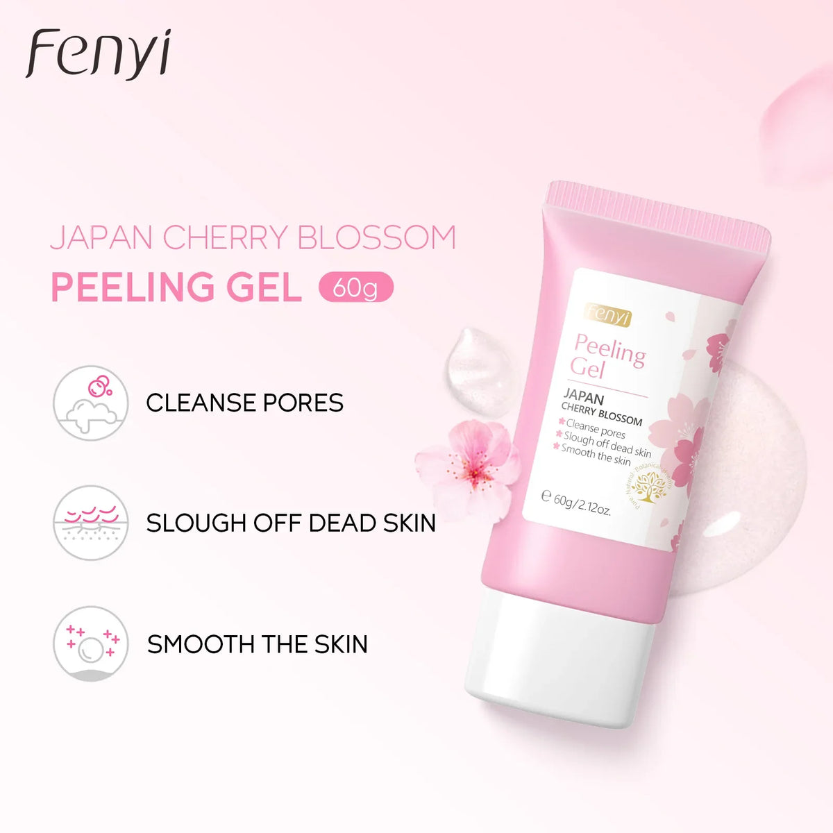Sakura Exfoliating Facial Scrub 60g