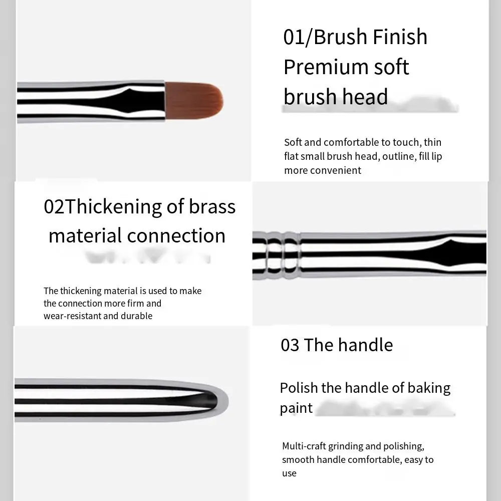 Lip Gloss Applicator Brush with Cap