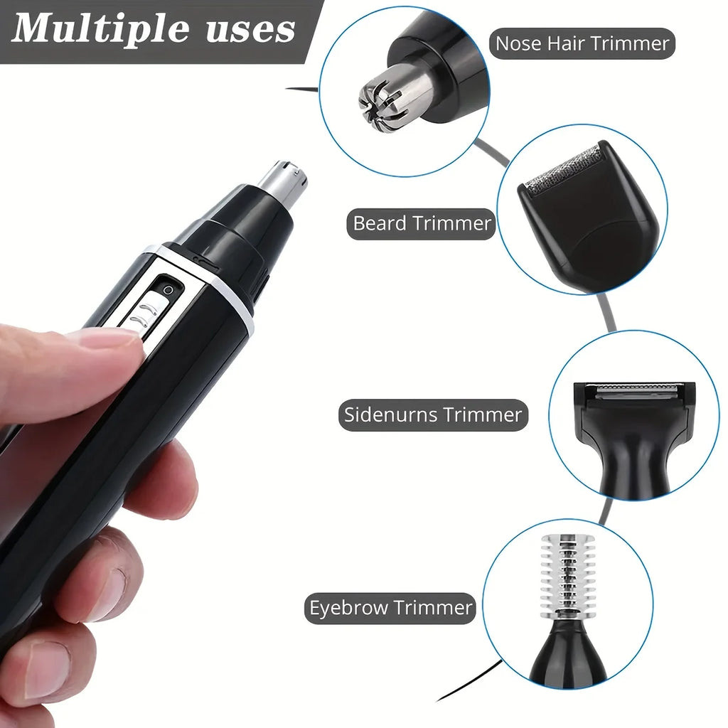 4-in-1 wiederaufladbares Herren-Pflegeset