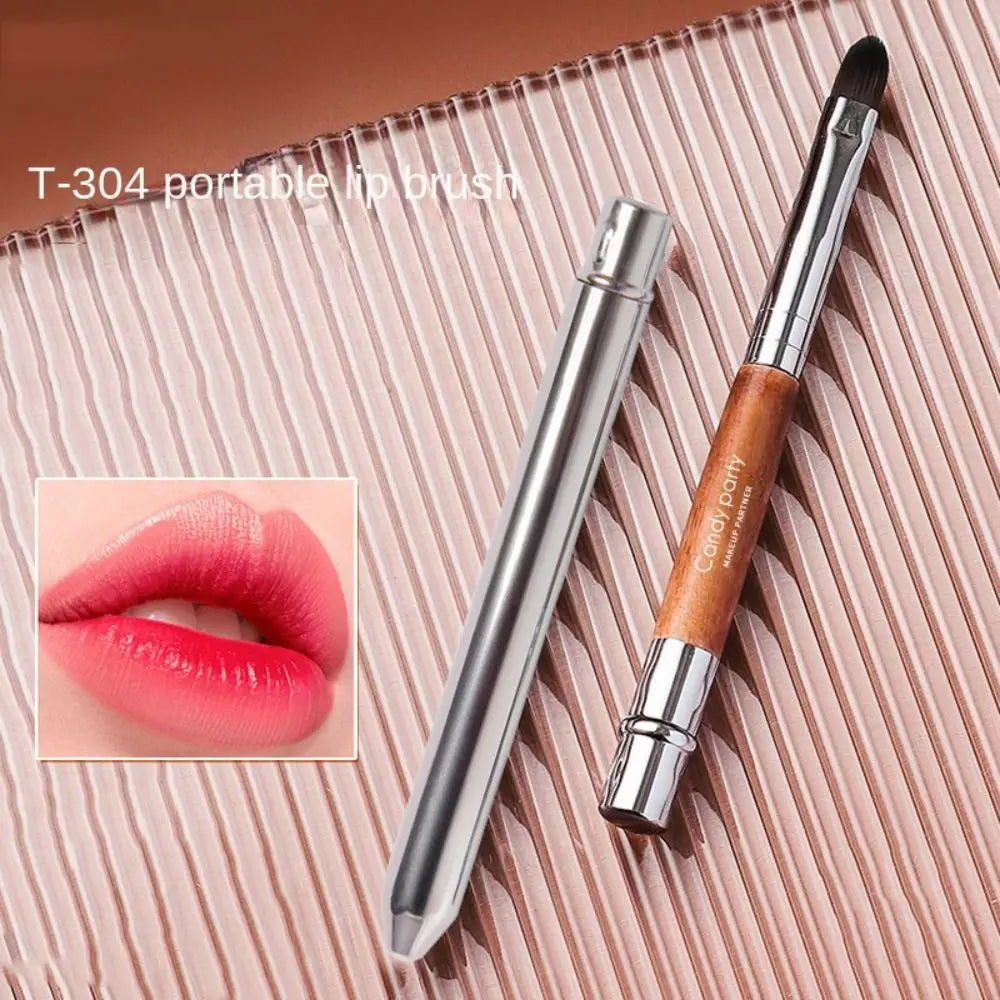 Lip Gloss Applicator Brush with Cap