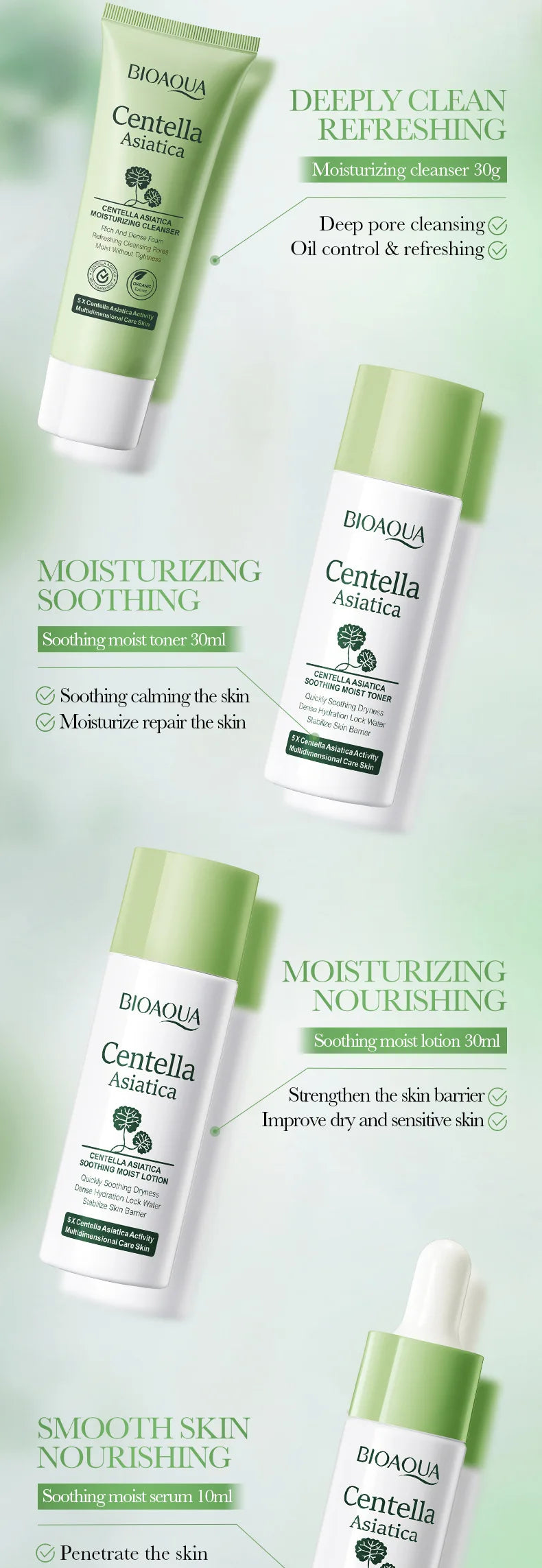 5-Piece Centella Skincare Set