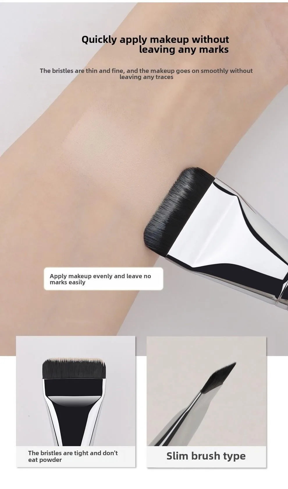 Flat Head Foundation Brush