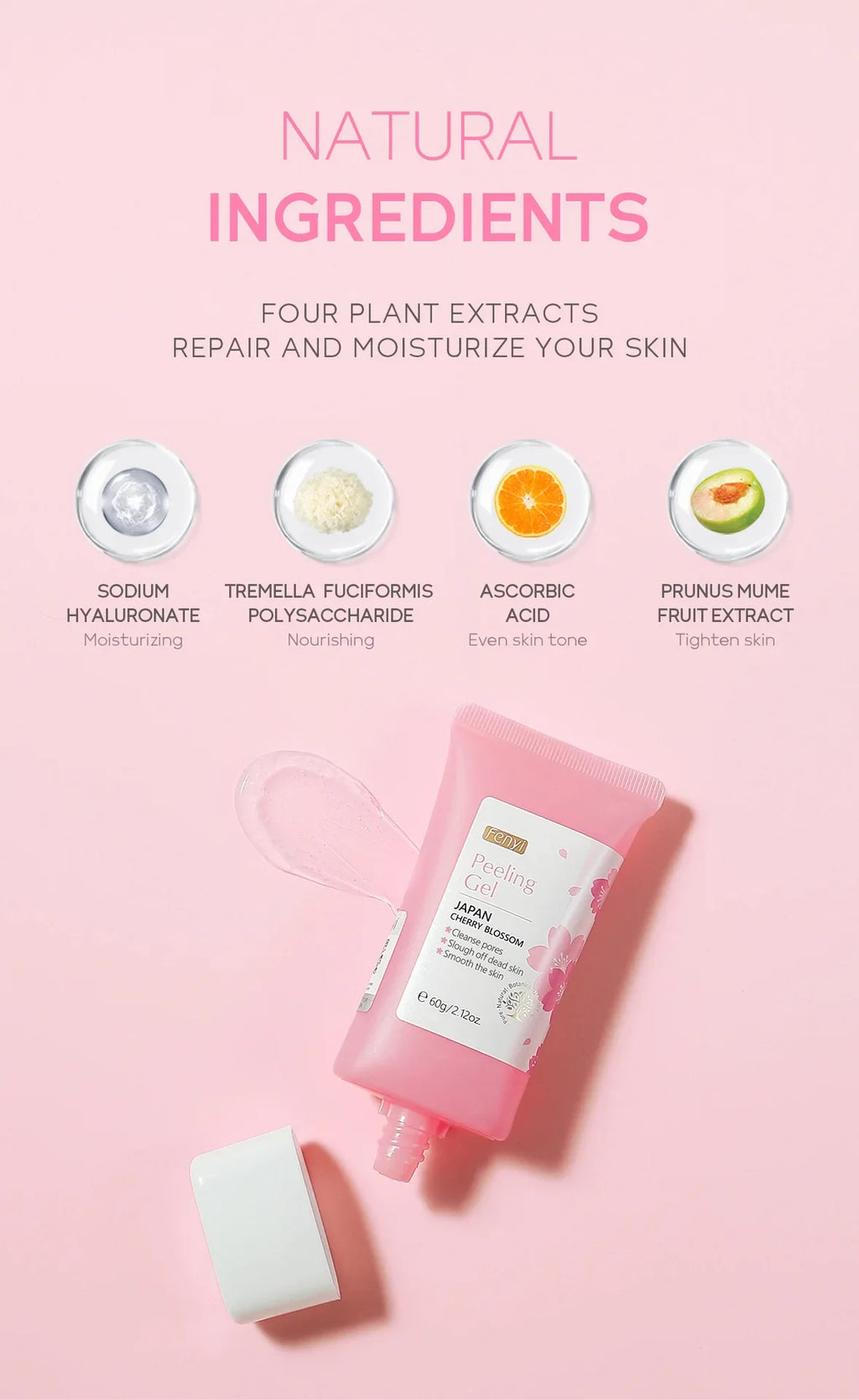 Sakura Exfoliating Facial Scrub 60g