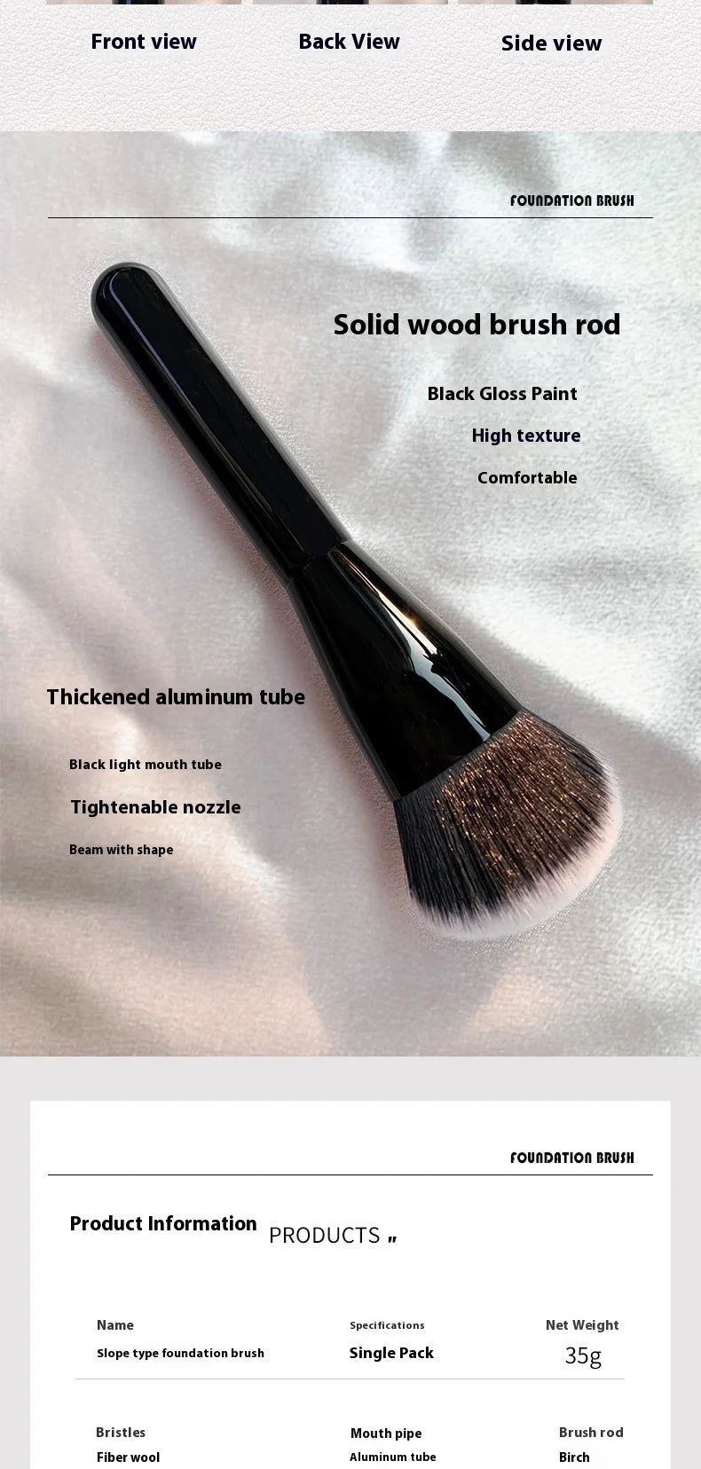 Liquid Foundation Blending Brush