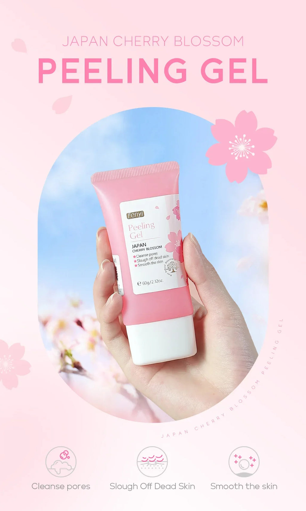 Sakura Exfoliating Facial Scrub 60g