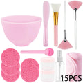 15-teiliges Set für Gesichtsmasken und Hautpflege-Tools