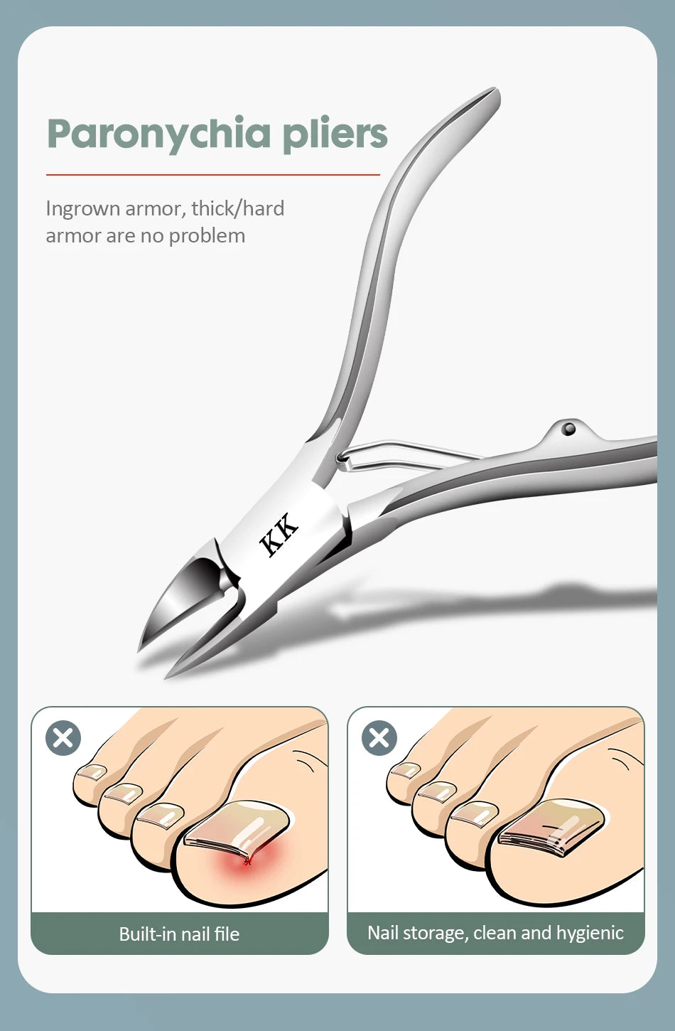 11-in-1 Stainless Steel Manicure Set