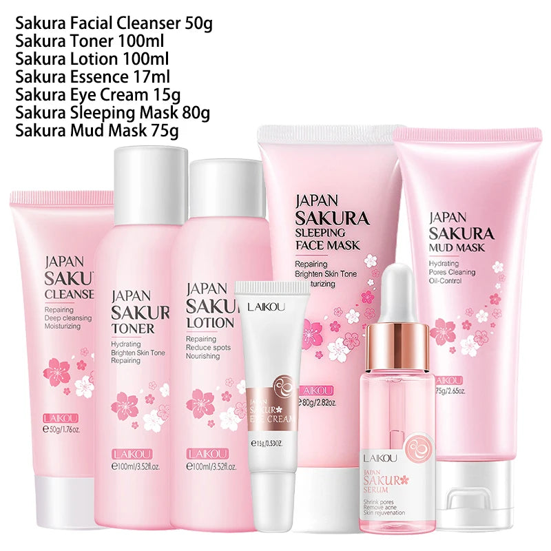 9-Piece Sakura Skincare Set