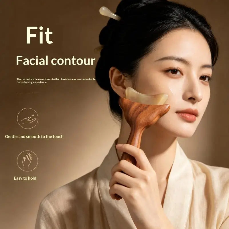 Sandalwood Facial Massage & Lifting Tool