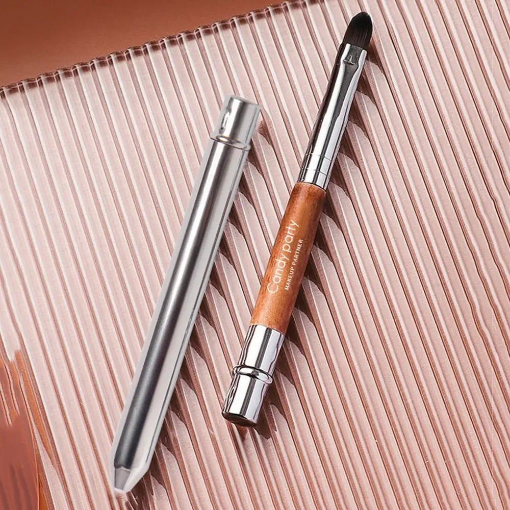 Lip Gloss Applicator Brush with Cap