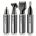 4-in-1 wiederaufladbares Herren-Pflegeset
