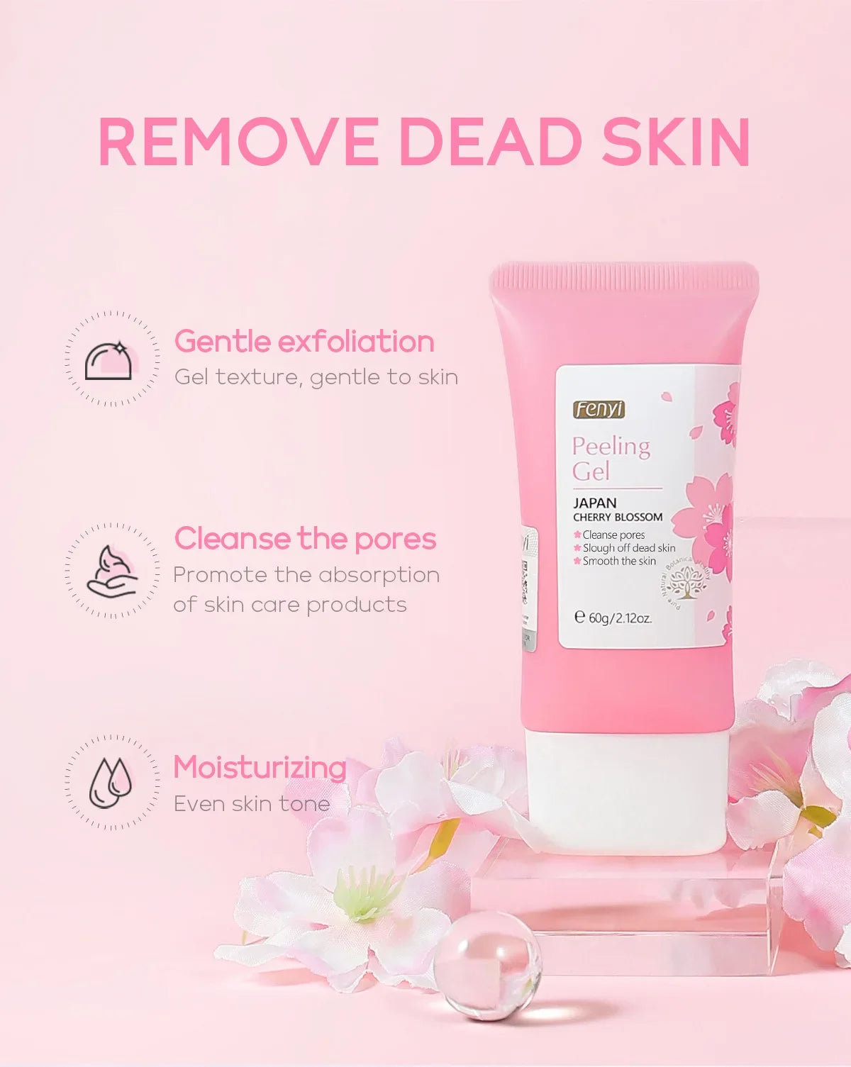 Sakura Exfoliating Facial Scrub 60g