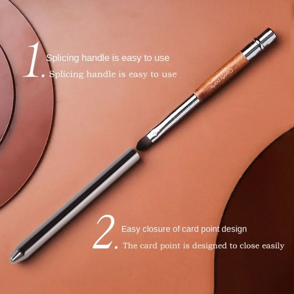 Lip Gloss Applicator Brush with Cap
