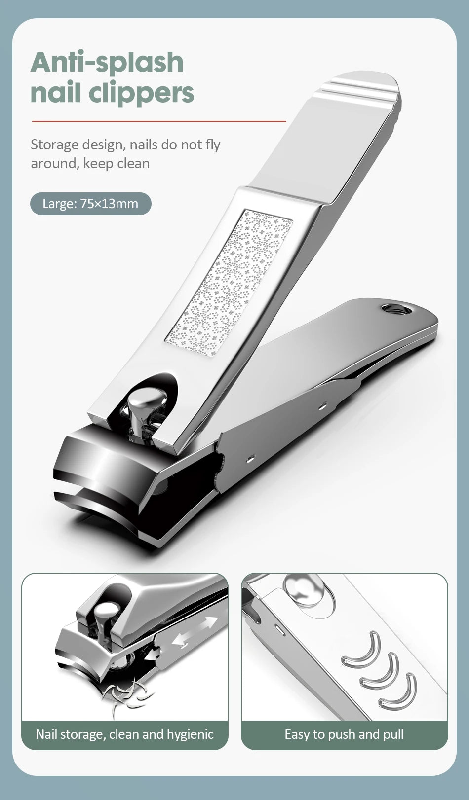 11-in-1 Stainless Steel Manicure Set