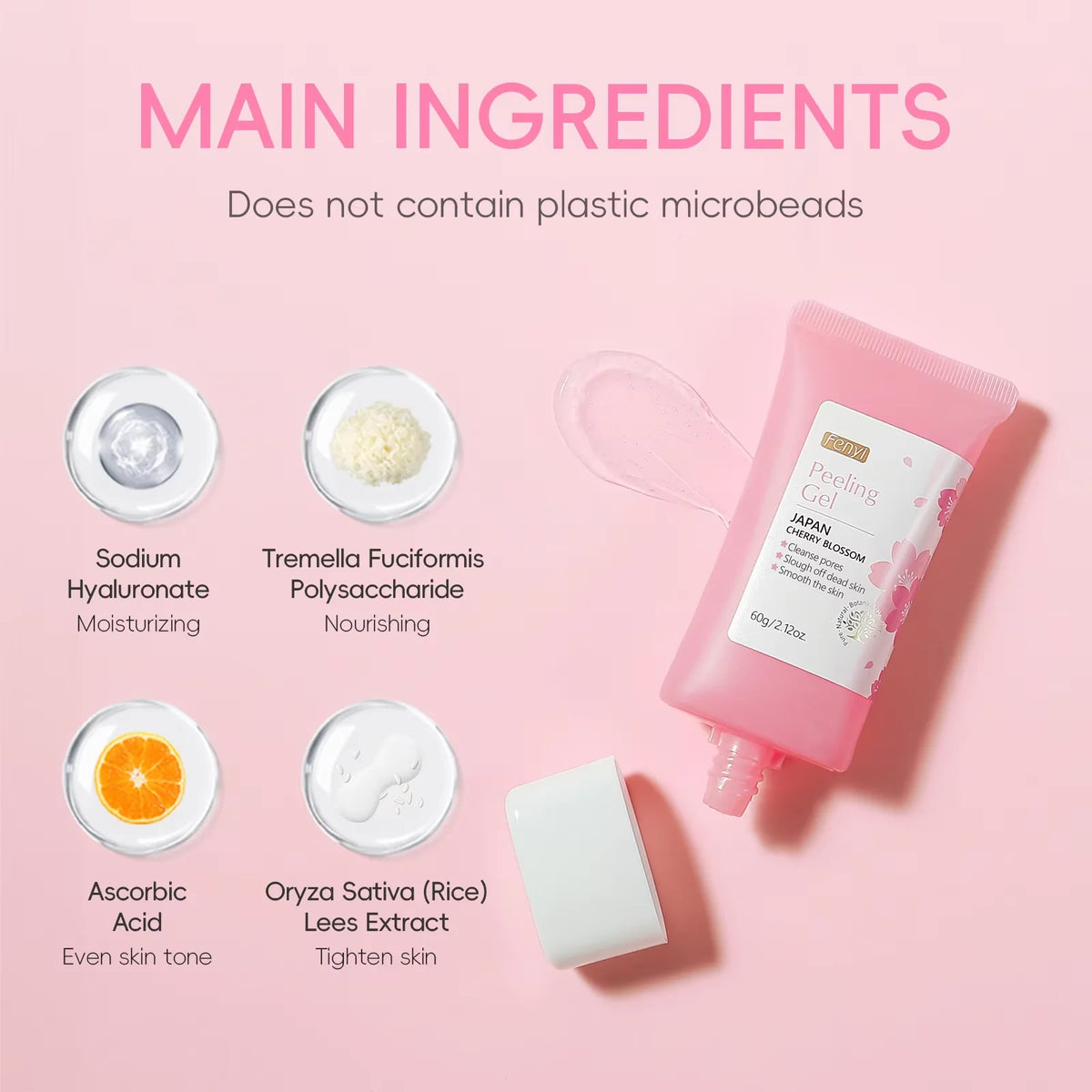 Sakura Exfoliating Facial Scrub 60g