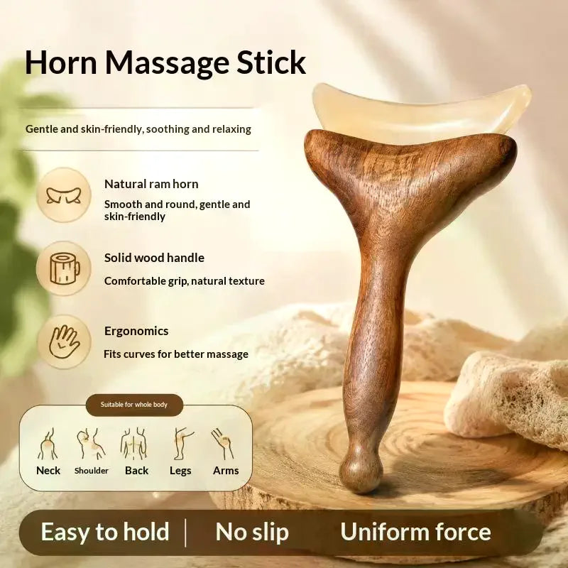 Sandalwood Facial Massage & Lifting Tool