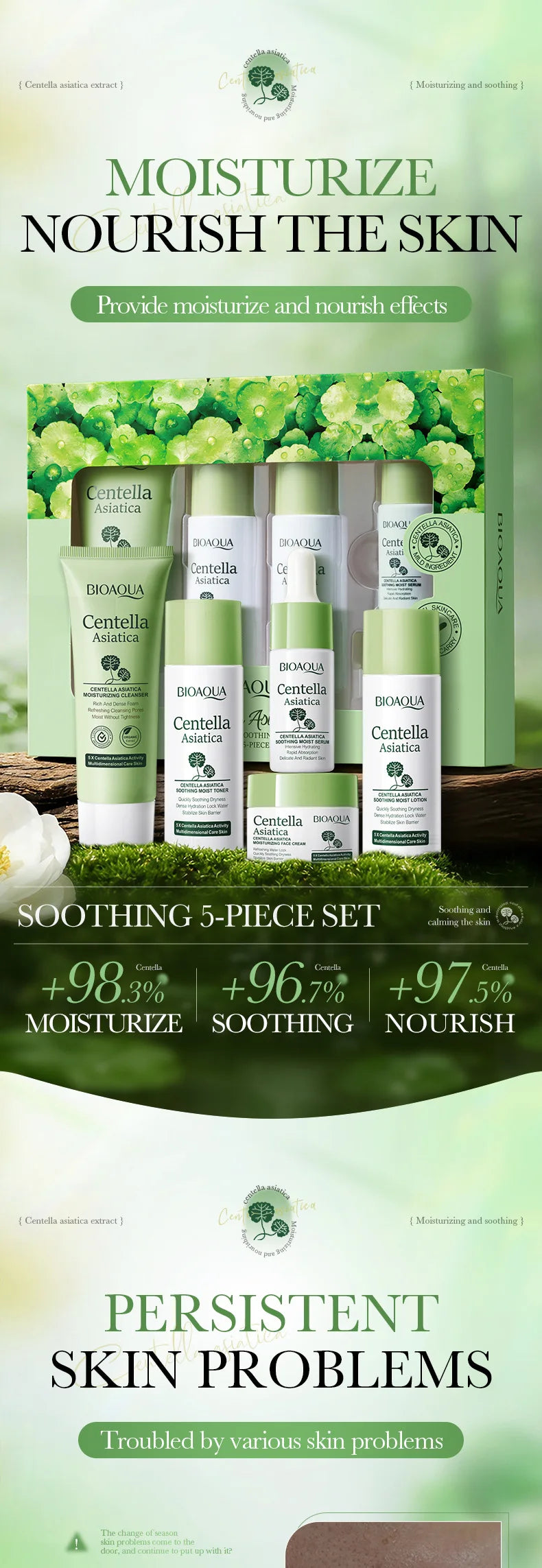 5-Piece Centella Skincare Set