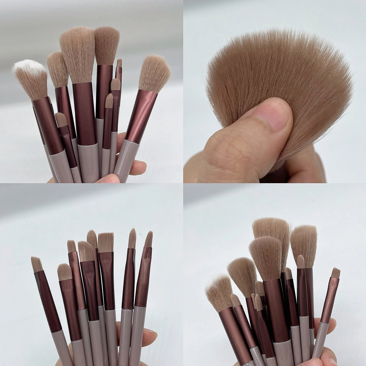 13-Piece Makeup Brush Set with Bag