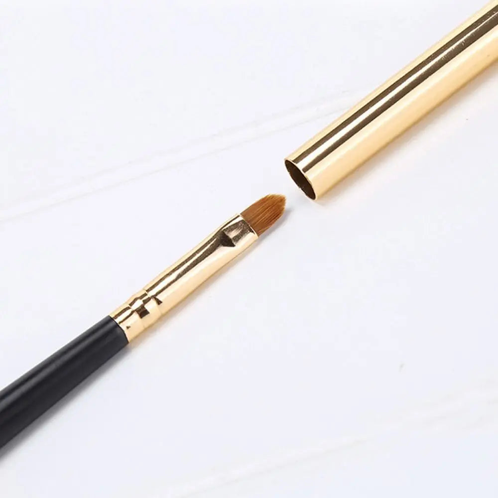 Lip Gloss Applicator Brush with Cap