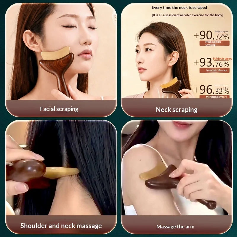 Sandalwood Facial Massage & Lifting Tool