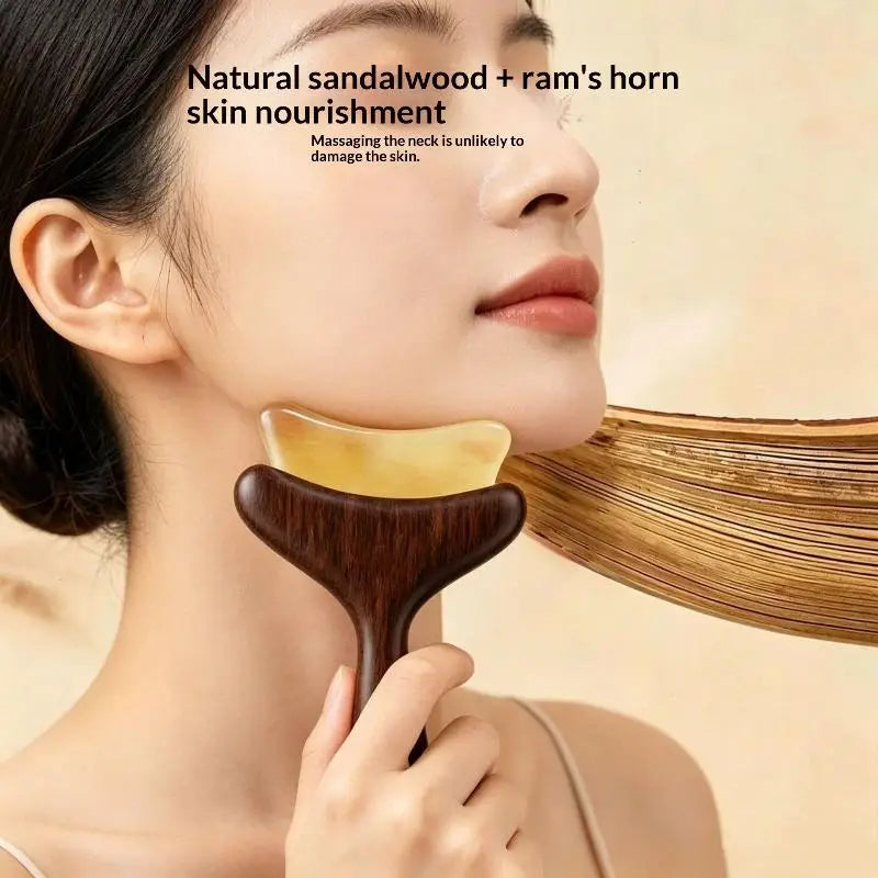 Sandalwood Facial Massage & Lifting Tool