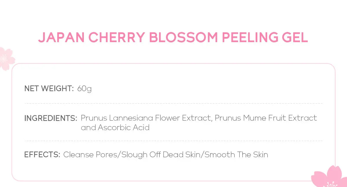 Sakura Exfoliating Facial Scrub 60g