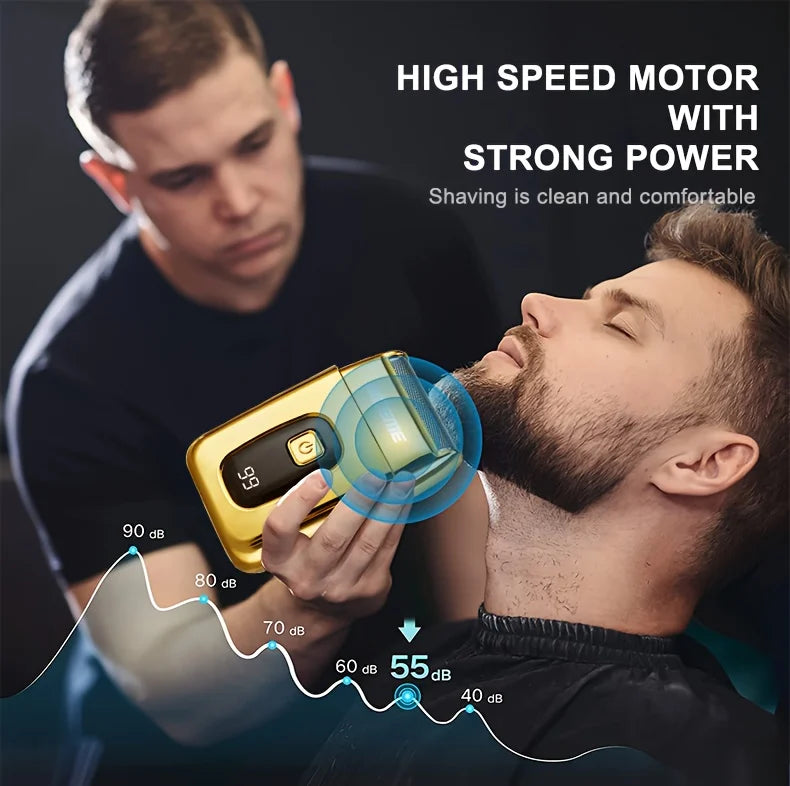 3-teiliges Haarschneide-Set für Herren mit LCD-Display