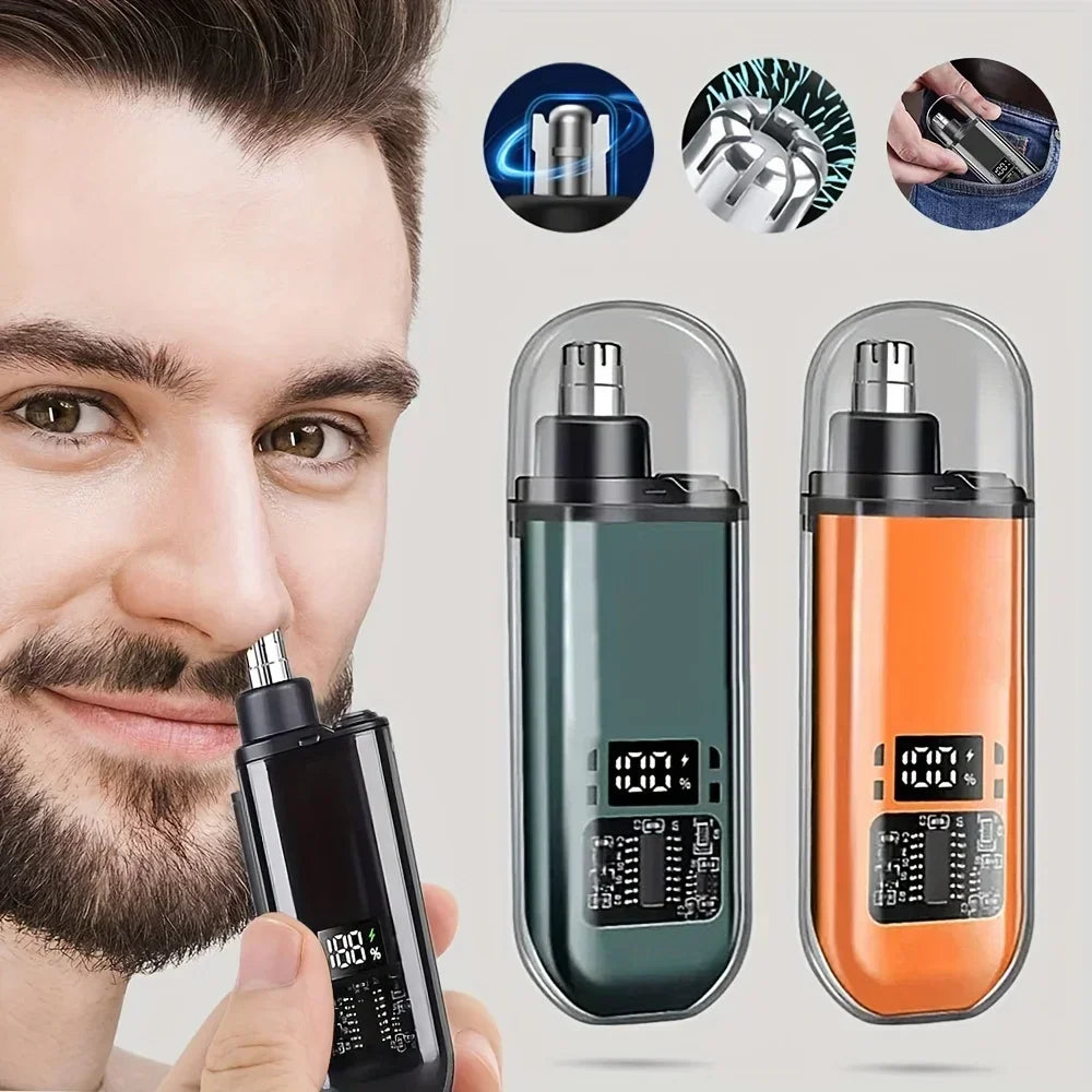 USB-aufladbarer Nasen- und Ohrhaartrimmer