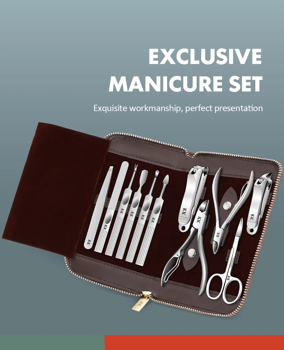 11-in-1 Stainless Steel Manicure Set